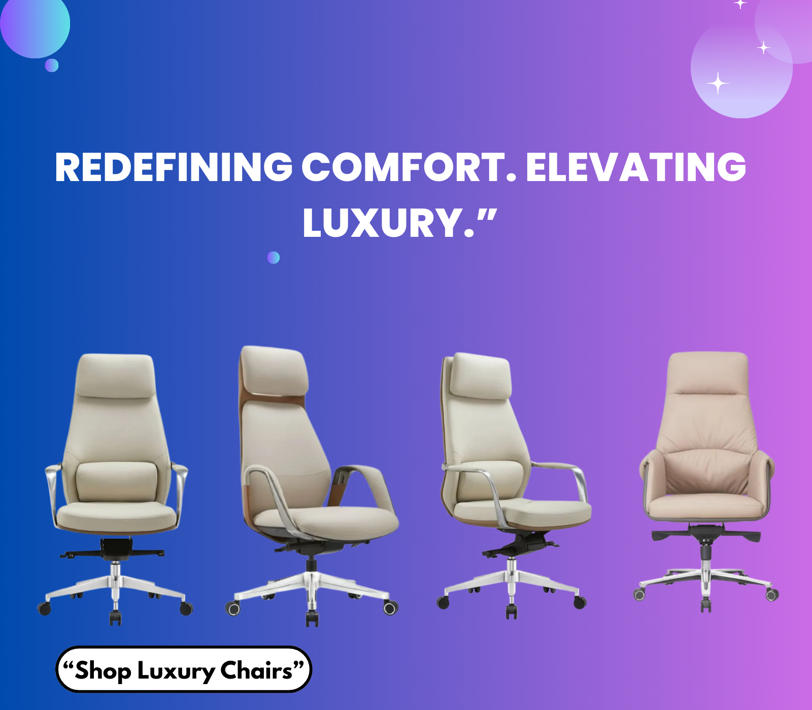 Redefining Comfort. Elevating Luxury For Mobile