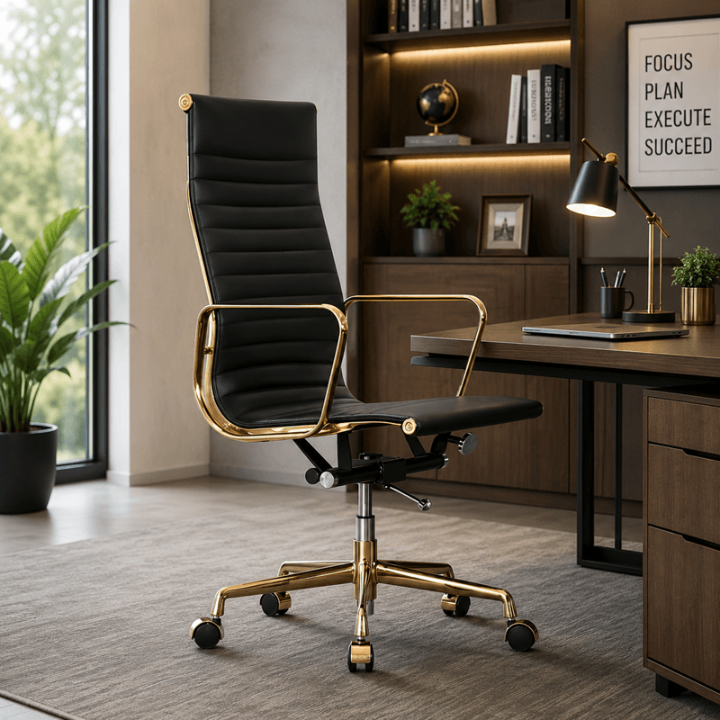 Sleek High Back Executive Office Chair