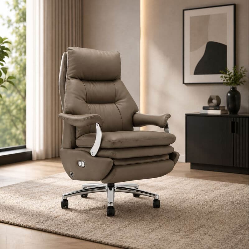 Premium Leather Executive Recliner Chair