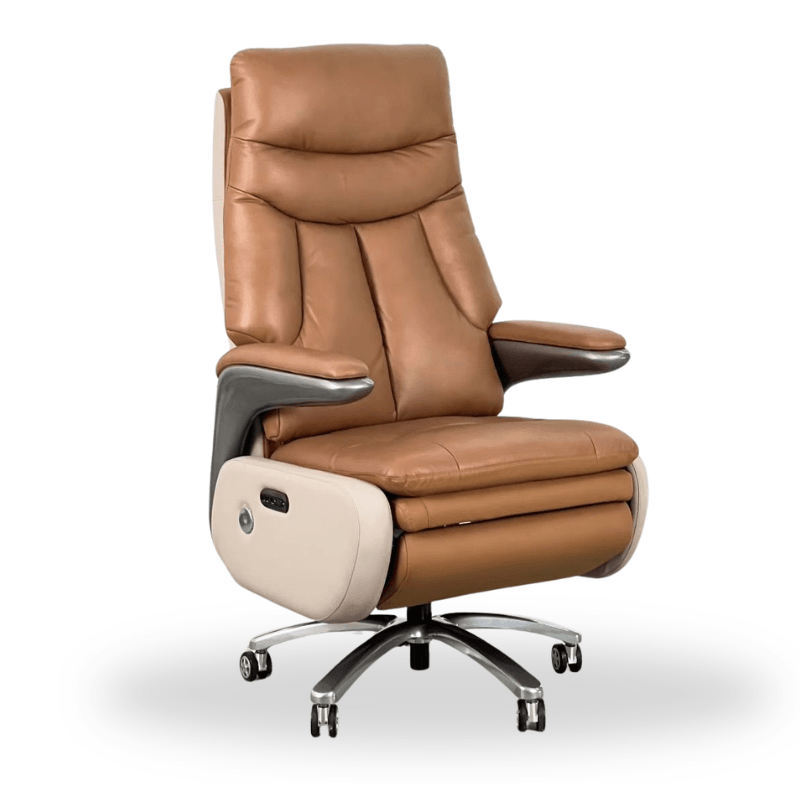 Premium Leather Finish Electric Recliner Chair