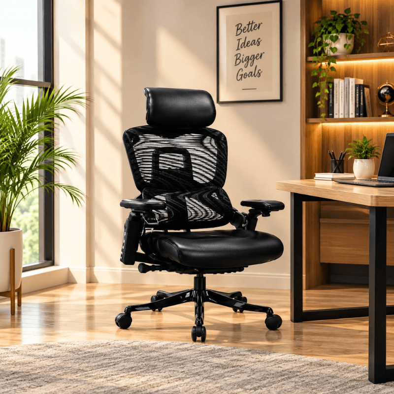 DEBONAIR LEATHER CHAIR