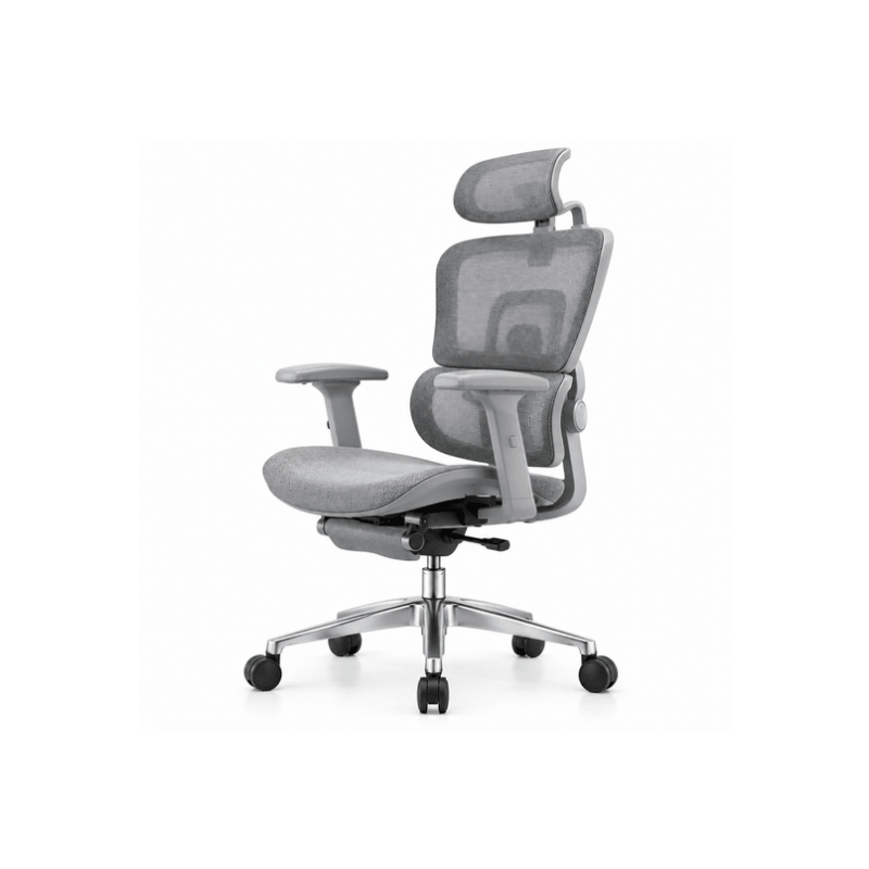 SAPHIRE Mesh Chair with Footrest High Back